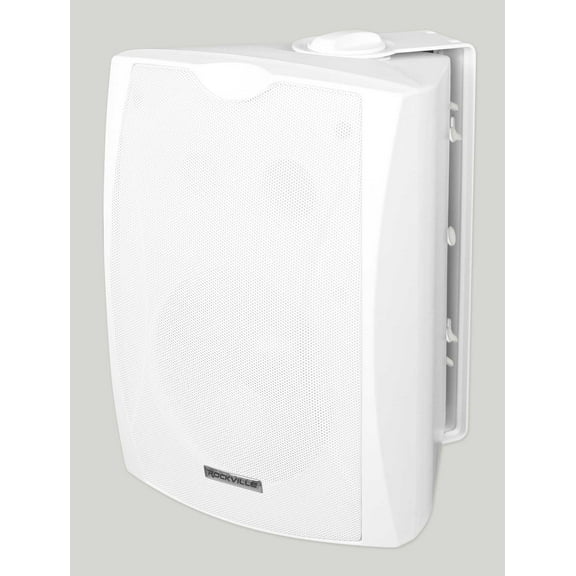 Rockville WET-5W 70V 5.25" IPX55 Commercial Indoor/Outdoor Wall Speaker - White
