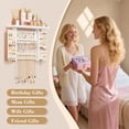 thumbnail image 4 of Sfugno Jewelry Organizer, Wood Wall Mounted Jewelry Holder and Jewelry Storage for Necklaces Bracelets Earrings Rings Display, 4 of 9