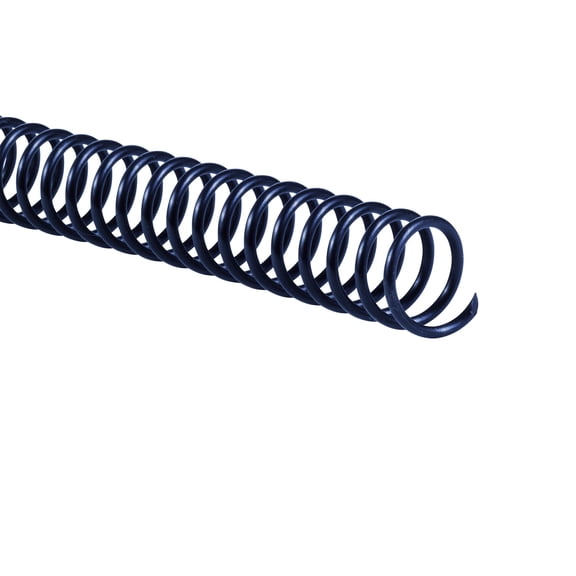 GBC Color Coil Binding Spines, 14 mm, Navy, 100 Pack