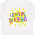 thumbnail image 4 of Inktastic I Love my Gramma- sun and rainbow letters Boys or Girls Long Sleeve Toddler T-Shirt, 4 of 5
