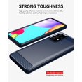 thumbnail image 3 of Cadorabo Case for Samsung Galaxy A72 5G / 4G Cover Screen Protection back case TPU Silicone Carbon, 3 of 6