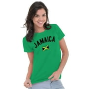 Flag Tees Shirts Tshirts For Womens Jamaica Country National Pride Soccer