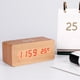 thumbnail image 4 of onlyliua para Interior/Exterior Reloj Madera Reloj Digital Led Creativo Carga Inalámbrica Termómetros Electrónicos Reloj Despertador Fuente de Alimentación Dual Función de Control de Voz, 4 of 6