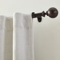 thumbnail image 4 of Threadmade Cordelia Single Curtain Rod with Globe Ball Finial, Antique Bronze - 32"W x 142"L, 4 of 6