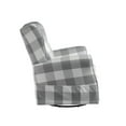 thumbnail image 3 of ACME Patli Swivel Chair with Glider  in Gray Fabric, 3 of 6