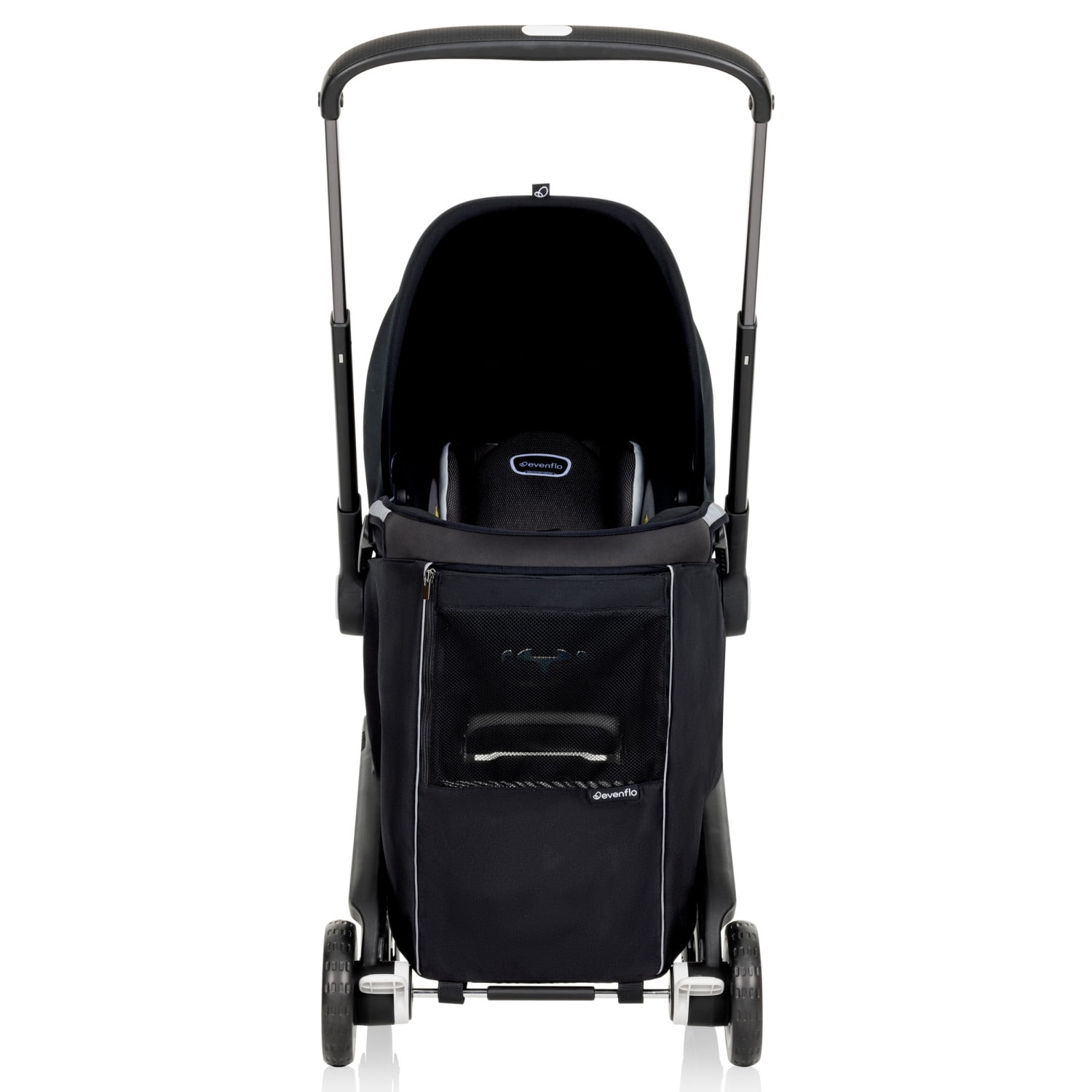 Evenflo Shyft DualRide Infant Car Seat and Stroller Combo Carryall Storage Bag, Black