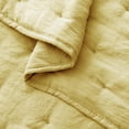 thumbnail image 5 of Kasentex  3-Piece Quilt Set Ultra Soft Microfiber Stone-Washed Lightweight All Season Yellow Queen, 5 of 6