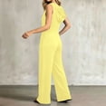 thumbnail image 5 of Aimik Casual Jumpsuits for Women Sleeveless Wide Leg Jumpsuits Summer Fashion Loose Womens One Piece Overalls for Vacation, 5 of 5