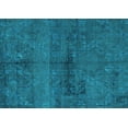 thumbnail image 1 of Ahgly Company Machine Washable Indoor Rectangle Persian Turquoise Blue Bohemian Area Rugs, 2' x 3', 1 of 4