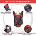 thumbnail image 3 of Bolso de ciclo del alpinismo respirable ligero de la mochila al aire libre del bolso para los hombres y las mujeres, 3 of 5