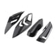 thumbnail image 3 of 4Pcs Motorcycle Front Rear Turn Signals Tail Lights Cover Protector For Yamaha Xmax 125 250 300 400 17-18 (black), 3 of 5