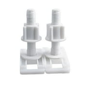 Plastic Toilet Seat Repair Kit Hinges Bottom Bolts Screws Fitting Bathroom UKS A8W5