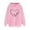 Pink##1, variant on Jsaierl Hoodies for Women Cute Heart Graphic Hooded Sweatshirts Lightweight Sweaters Trendy Long Sleeve Top Hoodie Winter Saving