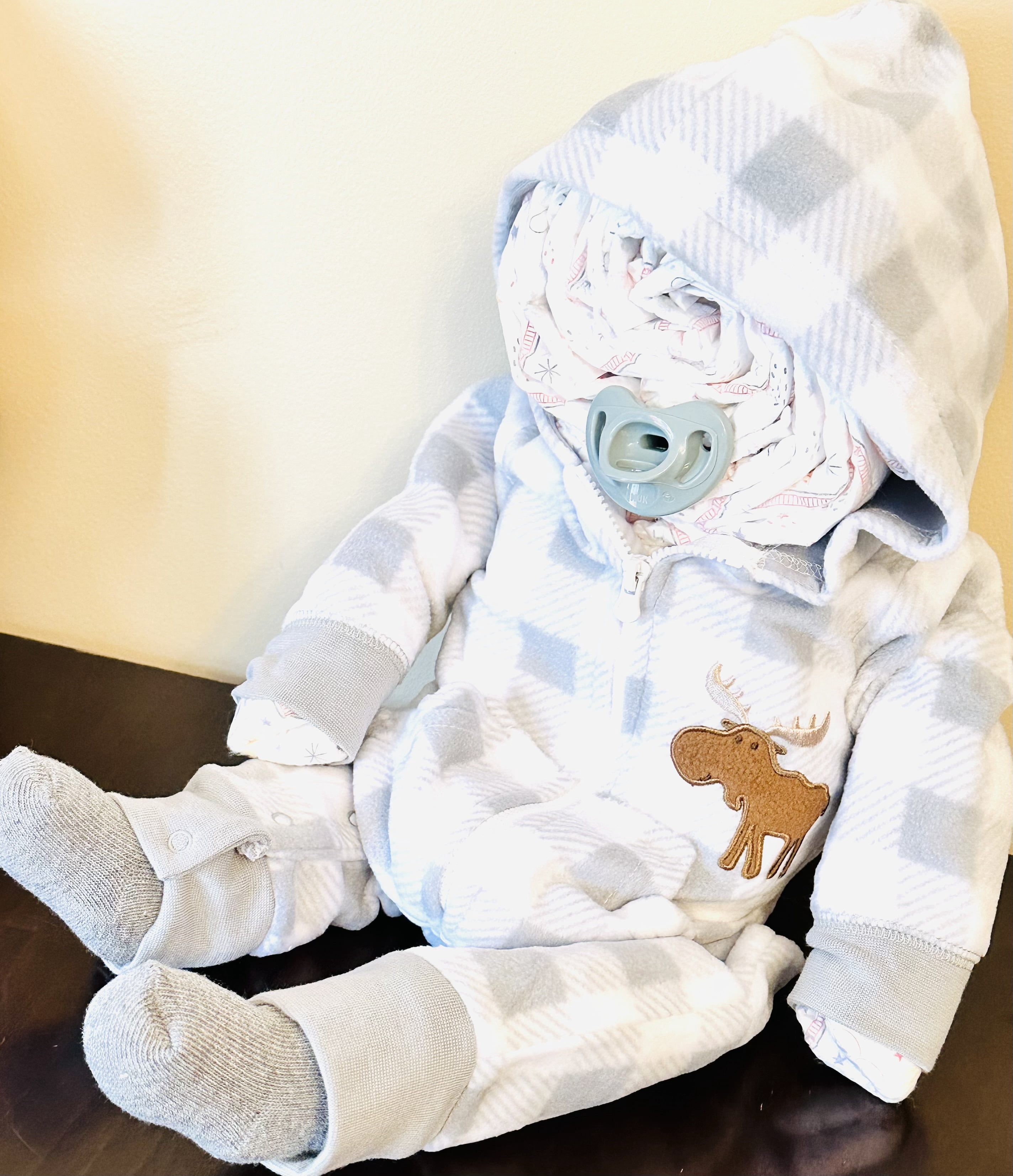 Moose on the Loose Diaper Baby