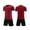 K, variant on vigerkar Kids Soccer Jerseys for Boys Training Outfit Athletic Shirts Sportswear Kit (I, 7-8 Years)