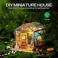 thumbnail image 2 of HLONK kit de micro Maison DIY 1 Pce Serre kit de micro Maison pour Adultes kit de Fabrication de mini Maison Décoratif Halloween/noël/cadeaux pour Famille et Amis, 2 of 5