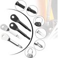 thumbnail image 2 of 4 Pcs Screwdriver Keychain Tool Black Silver Edc Mini Slotted Phillips Screwdriver Portable, 2 of 5