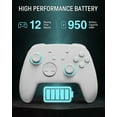 thumbnail image 4 of Controlador Wireless Switch Pro FUNLAB con patrón luminoso blanco, 4 of 8