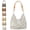 A-1, variant on Yifan Handmade Woven Bucket Bag, Crochet Tote with Wooden Bead Handle, Summer Straw Bag
