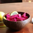 thumbnail image 4 of Natural Coconut Shell Bowl Dessert Fruit Salad Bowl Food Container for Home, 4 of 8