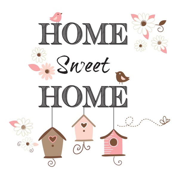 Home Decor Line Home Sweet Home Wall Decals