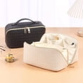 thumbnail image 4 of Portable PU Leather Makeup Bag, Toiletry & Storage Organizer for Travel, 4 of 4