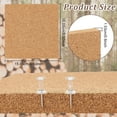 thumbnail image 2 of 2PCS Square Bulletin Boards 6 x 6 inch Non Self-Adhesive Wood Cork Board 0 6 inch Thick Square Cork Board Cork Tiles for Wall Decoration Party and DIY Crafts Supplies, 2 of 6