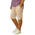 thumbnail image 2 of Shorts For Girls 4-16 Girls Bermuda Shorts Knee Length Straight Leg Long Shorts Loose Casual Solid Drawstring Elastic Waist Short Pants, 2 of 4