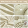 thumbnail image 5 of Nanshing Jennae 7 Piece Shabby Chic Pintuck Comforter Set, Beige, King, 5 of 12