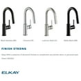 thumbnail image 4 of Elkay LKAV3032BK Avado Single Hole Bar Faucet with Pull-down Spray & Lever Handle, Black Stainless, 4 of 7