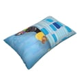 thumbnail image 3 of Haiem Pillowcase for Hair and Skin Queen - Prague Ratter Dog in Bathtub Printed Soft Pillowcase with Envelope Closure-16"x24", 3 of 9