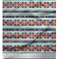 thumbnail image 1 of Soimoi Polyester Crepe Fabric Ikat Southwestern Print Fabric by Yard 42 Inch Wide, 1 of 1