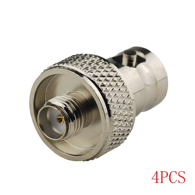 SMA hembra a BNC hembra Adaptador de conversión de repuesto para radio bidireccional BaoFeng UV-5R FD-880 1/2/4/6 Piezas sidaley TX1016-03