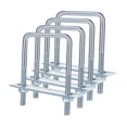 thumbnail image 1 of GUOOL 4x U Bolts Reliable Heavy Duty for Industrial Rectangular Wood Metal Objects M8 80x100mm, 1 of 8
