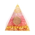 thumbnail image 2 of Pirámide de orgonita de 5 cm Heal Chakra Crystal Stone Energy Orgone Acumulador Wdftyju Para estrenar, 2 of 8