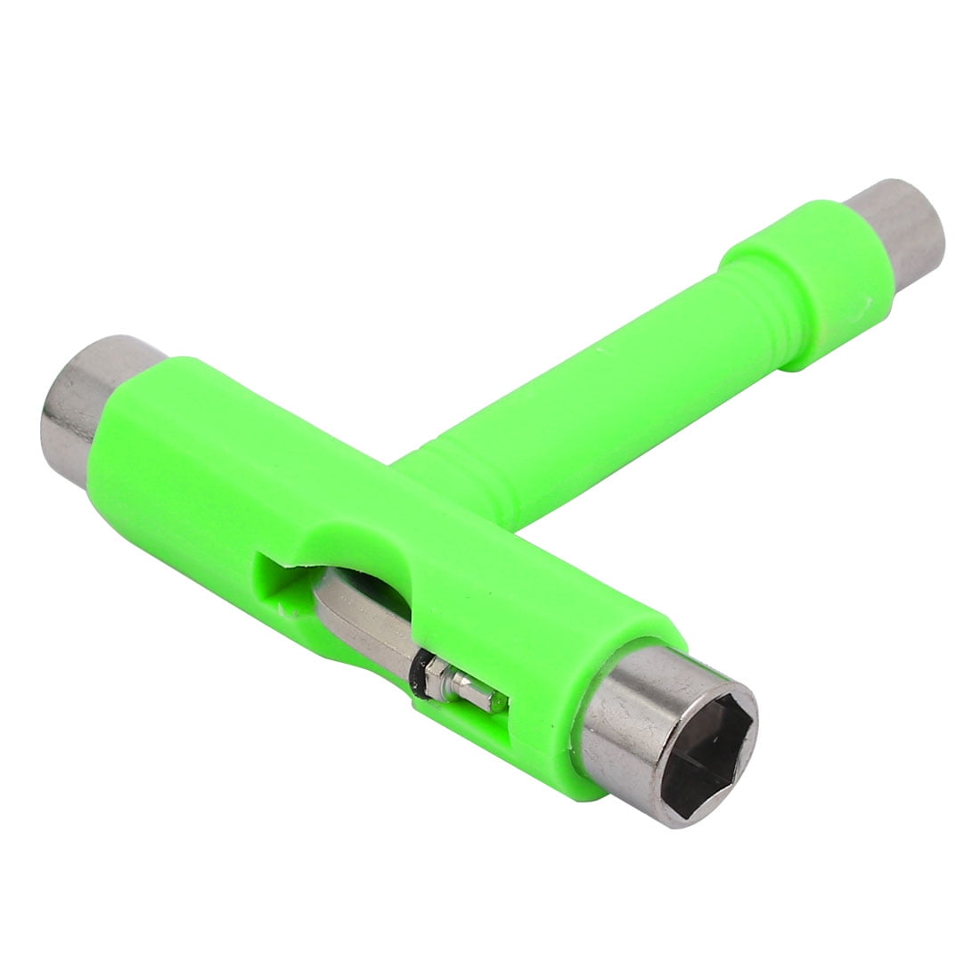 Unique Bargains Hex Socket Skateboard Roller Spanner T Wrench Hand Tool Green by Unique-Bargains