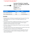 thumbnail image 2 of Front Inner Tie Rod End - Compatible with 2015 - 2016 BMW 228i xDrive AWD, 2 of 2