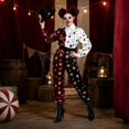 thumbnail image 5 of MIRUXO Dark Circus Clown Costume for Women, Playing Card Harlequin Jumpsuit Cosplay Outfit for Halloween Masquerade Carnival Party, 1 Pack, 5 of 9