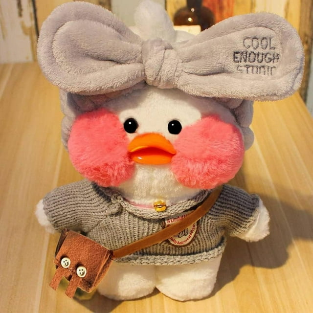 Muñeco de peluche de pato con ácido hialurónico, regalo de cumpleaños para niños, material súper suave y seguro, muñeco de peluche suave, lindo juguete de peluche, almohada de peluche, adecuado para