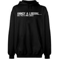 thumbnail image 2 of OXI Hoodie Sweatshirt - Annoy a Liberal, Basic Casual Hoodie for Men's and Women Fleece Hoodie Long Sleeve - Black X-Large, 2 of 3