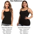 thumbnail image 4 of MANIFIQUE Women's Tank Tops Featuring Built-in Bra Cups and Adjustable Straps, 4 of 6