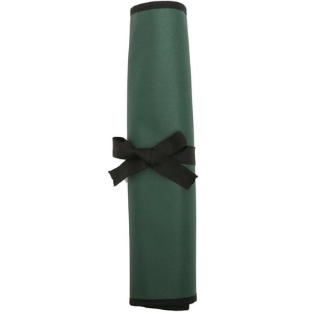 HONMEET 1Set Canvas Green Rectangular Roll Up Tool Pouch for Wrench Storage and Organization 15.6X13.4in