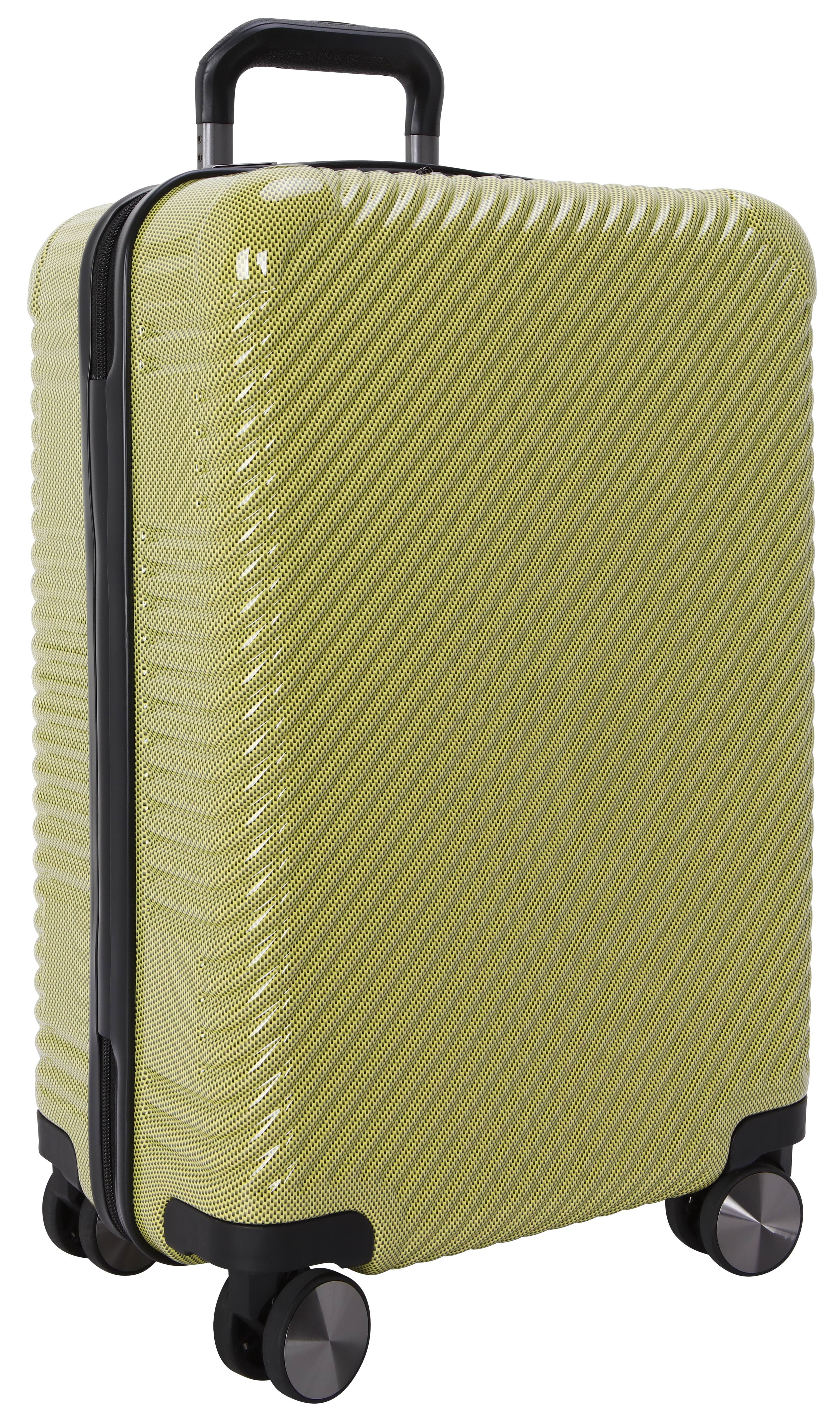 Ecotech Veer 20-inch Hardside Travel ABS Carry-on Luggage, Chartreuse