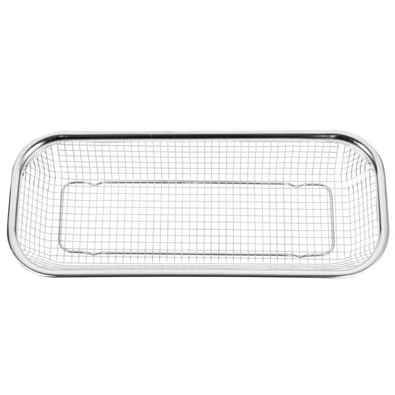 Jiandong Drain Basket Stainless Steel Dishwasher Cutlery Organizer Tray(12.2X5.04X1.69Inch)