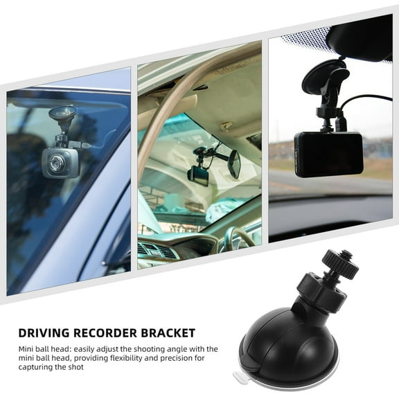 HOMEMAXS Mini Suction Cup Car Mount Ball Head Bracket Suction Cup Bracket Secure Dash Cam Holder Suction Cup Mount For Monitor Versatile Suction Cup Bracket
