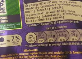 Cadbury Dairy Milk Buttons Milk Chocolate Bag 100g
