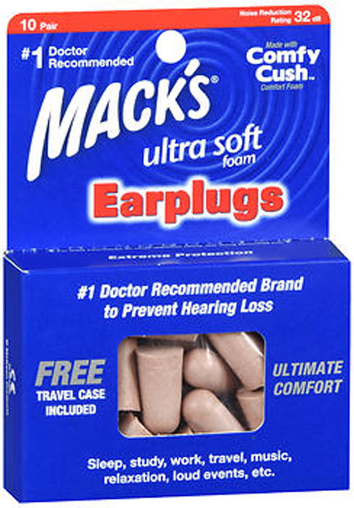 Pair of 50 for sale online Mack's Ultra Soft Soft Foam Earplugs 