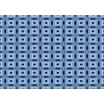 thumbnail image 1 of Ahgly Company Indoor Rectangle Patterned Crystal Blue Area Rugs, 2' x 3', 1 of 6