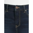 thumbnail image 4 of Time and Tru Women's High Rise Skinny Jeans, 27", 29” Inseams, Sizes 2-22, 4 of 5