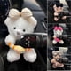 thumbnail image 2 of Cute Interior Accessories for Windshield Wiper Gear Lever & Shift Grip, Unique Car Ornaments Teddy Bear Plush Decor for Vehicle Interior, 2 of 5